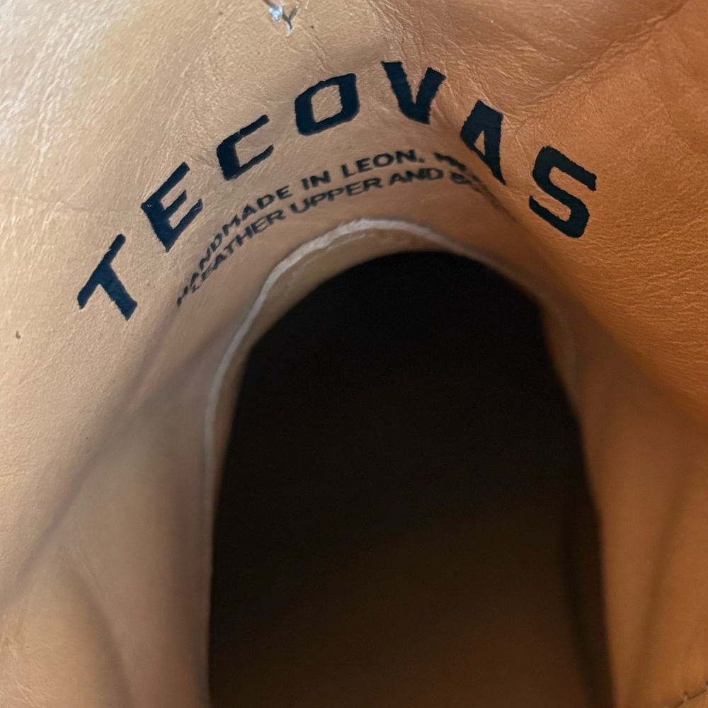 Tecovas The Lucy Cowgirl Water Resistant Suede Boots Desert Rose Size 8 - Picture 9 of 16